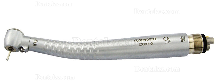 YUSENDENT CX207-GL LED 光ファイバー 高速歯科ハンドピースLED電球交換可能